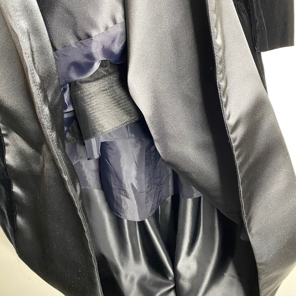 Morton Myles for the Warrens Velvet Dress Size 6 Black Vintage - Picture 5 of 7